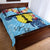 New Caledonia Custom Personalised Quilt Bed Set - Tropical Style - Polynesian Pride