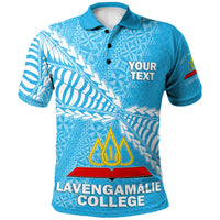 Tonga Custom Polo Shirt Lavengamalie College Tongan Pattern LT10 - Polynesian Pride