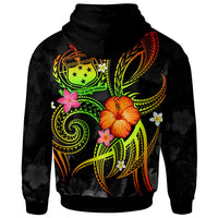 Polynesian Hawaii Zip up Hoodie Legend of Samoa (Reggae) - Polynesian Pride
