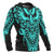 Polynesian Hoodie Tattoo Tiki Neon Blue - Polynesian Pride