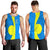 Palau Men Tank Top - Tribal Pattern - LT12 Blue - Polynesian Pride