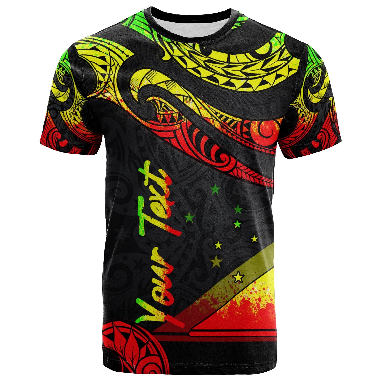 Tokelau Polynesian Custom T Shirt Polynesian Tattoo Reggae Version Unisex Reggae - Polynesian Pride