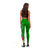 Fiji Legging - Turtle Plumeria (Green) - Polynesian Pride