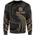 Tahiti Polynesian Custom Personalised Sweater - Gold Tribal Wave Unisex Gold - Polynesian Pride