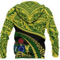 Cook Islands Zip Hoodie Polynesian Tattoo - Polynesian Pride
