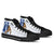 Guam High Top Shoes - Chamorro With Puntan Blue Color - Polynesian Pride