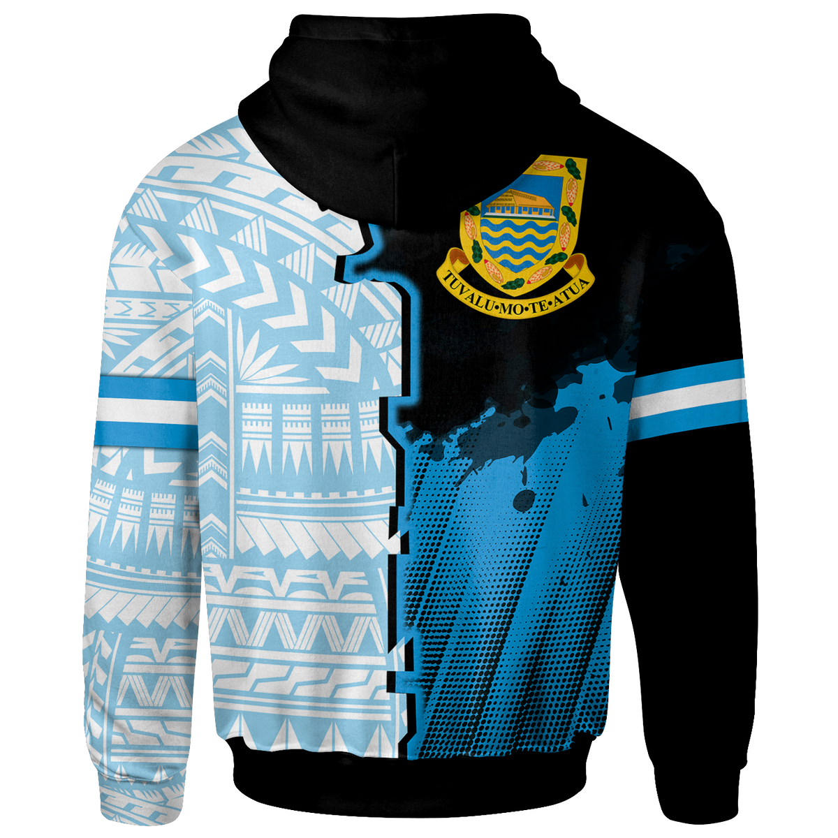 Tuvalu Custom Hoodie Independence Day - Polynesian Pride