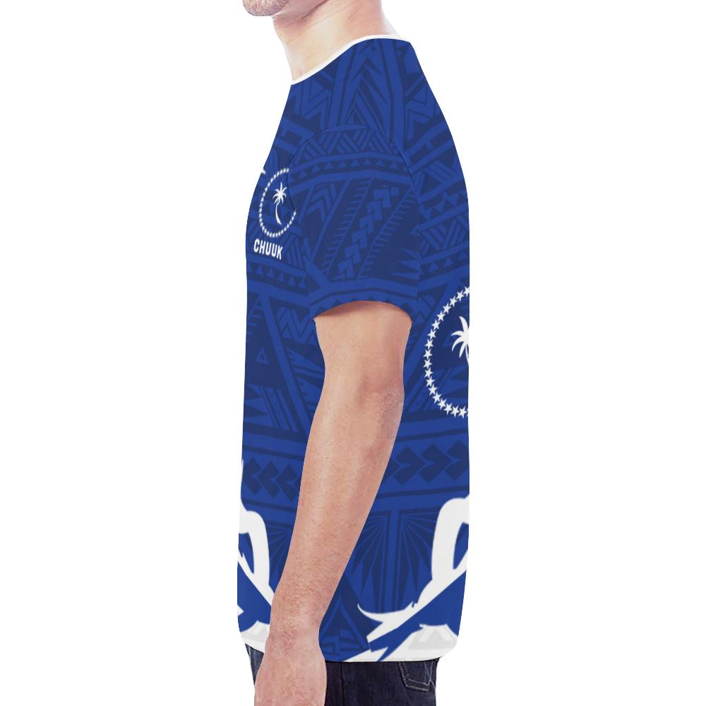 Chuuk T Shirt Chuuk FLag Coconut Tree - Polynesian Pride