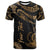 Vanuatu Polynesian Custom T Shirt Polynesian Tattoo Gold Version Unisex Art - Polynesian Pride