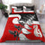 Waitangi Bedding Set Aotearoa Maori Pattern Mix Fern and Manaia Koru LT13 Black - Polynesian Pride