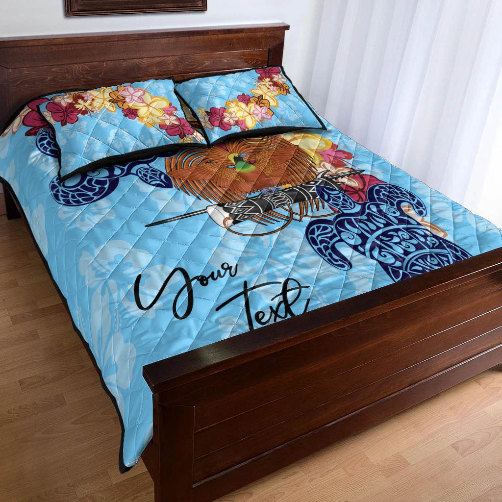Papua New Guinea Custom Personalised Quilt Bed Set - Tropical Style - Polynesian Pride