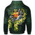 Marshall Islands Polynesian Zip up Hoodie Ti Leaf Lei Turtle - Polynesian Pride