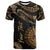 Tahiti Polynesian Custom T Shirt Polynesian Tattoo Gold Version Unisex Art - Polynesian Pride