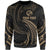 Tonga Polynesian Custom Personalised Sweater - Gold Tribal Wave Unisex Gold - Polynesian Pride