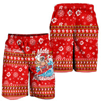 Hawaii Christmas Santas Surf Mele Kalikimaka Men Short - LT2 - Polynesian Pride