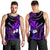 Hawaii Turtle With Plumeria Leaf Purple Men Tank Top - LT12 - Polynesian Pride