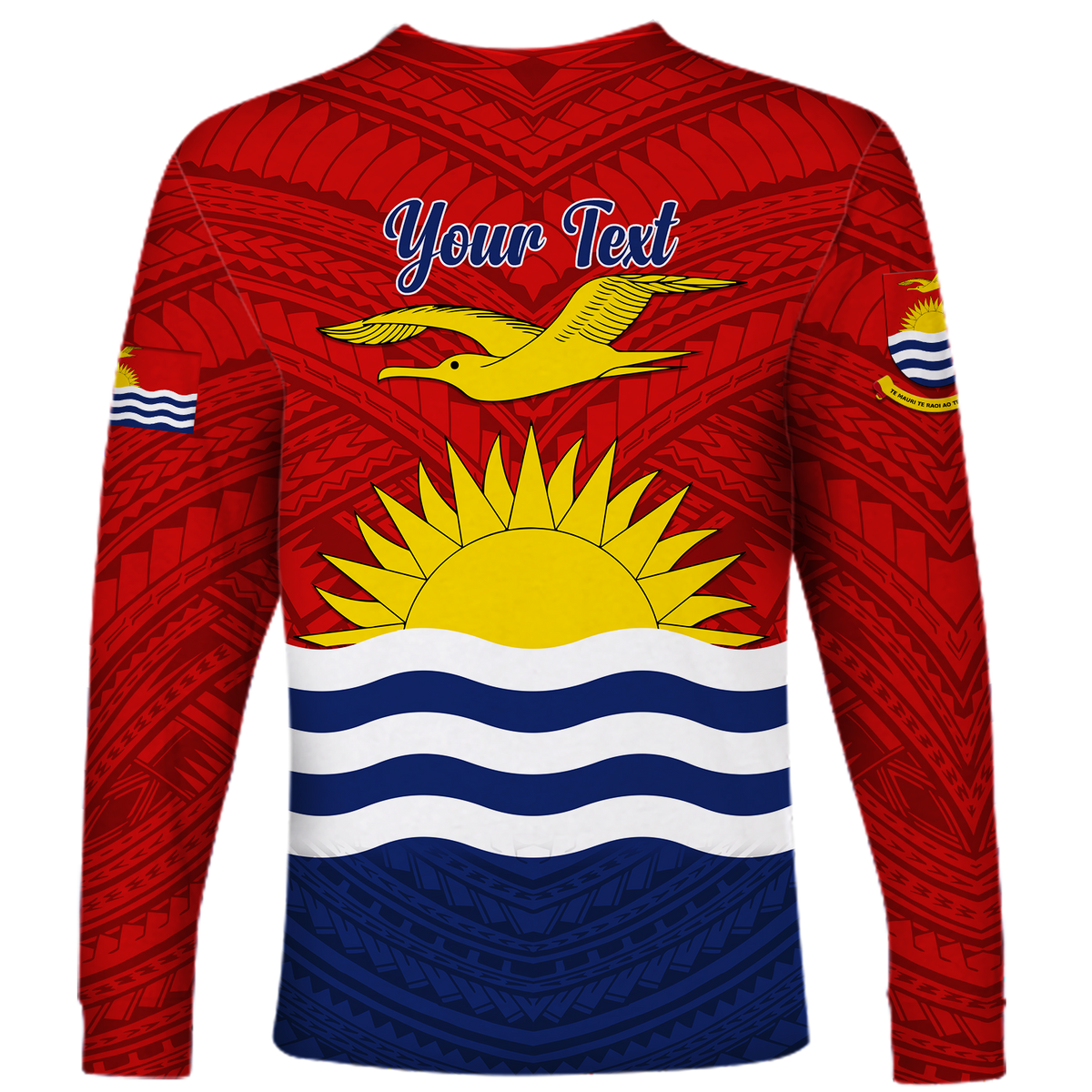 Custom Kiribati 43rd Independence Celebrations Long Sleeve Shirt - LT12 - Polynesian Pride