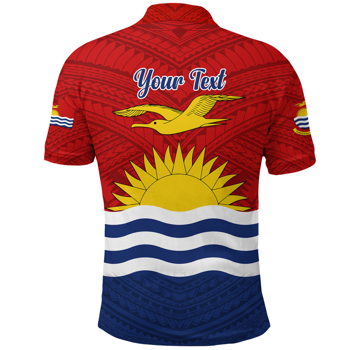 Custom Kiribati 43rd Independence Celebrations Polo Shirt LT12 - Polynesian Pride