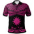 Nauru Custom Polo Shirt Polynesian Tattoo Pink Version Unisex Pink - Polynesian Pride