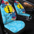 New Caledonia Custom Personalised Car Seat Covers - Tropical Style Universal Fit Blue - Polynesian Pride