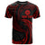Tahiti Polynesian Custom T Shirt Red Tribal Wave Unisex Red - Polynesian Pride