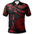 American Samoa Custom Polo Shirt Polynesian Tattoo Red Version Unisex Red - Polynesian Pride