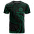 American Samoa Polynesian Custom T Shirt Green Tribal Wave Unisex Green - Polynesian Pride