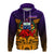 Samoa Hoodie Hibiscus With Tribal LT12 - Polynesian Pride