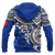 Tonga Polynesian Hoodie Blue Turtle - Polynesian Pride