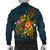 Vanuatu Polynesian Men's Bomber Jacket - Legend of Vanuatu (Blue) - Polynesian Pride