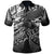 American Samoa Polynesian Custom Polo Shirt Eagle Tribal Pattern Unisex Black - Polynesian Pride