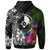 Yap Zip up Hoodie Turtle Plumeria Banana Leaf - Polynesian Pride