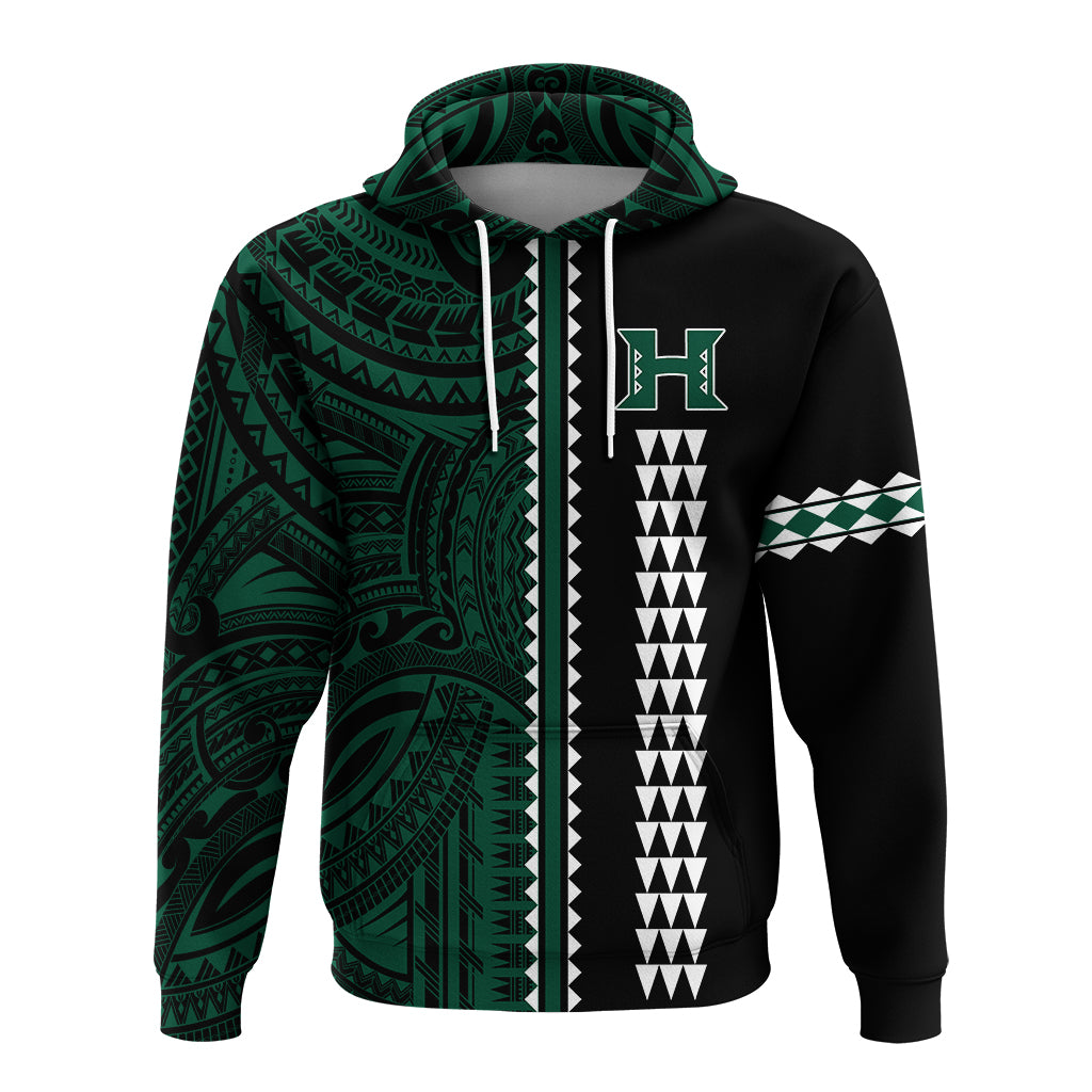 Custom Hawaii Kakau Warrior Football Hoodie LT12 - Polynesian Pride
