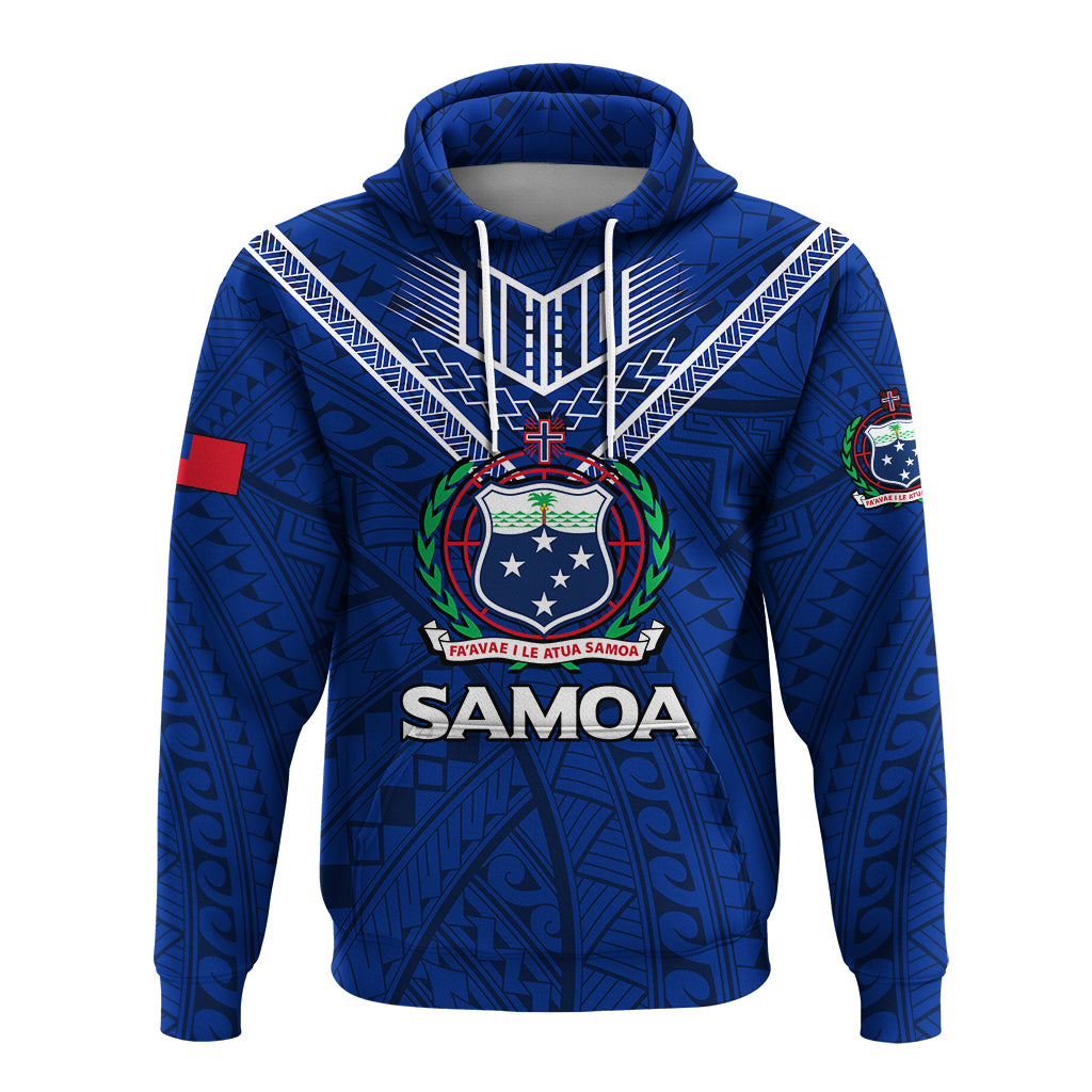 Samoa Hoodie Samoan Warrior Pride LT12 - Polynesian Pride