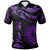 Tahiti Custom Polo Shirt Polynesian Tattoo Purple Version Unisex Purple - Polynesian Pride