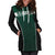 Hawaii Volleyball Green Warrior Hoodie Dress - LT2 - Polynesian Pride