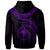 Papua New Guinea Polynesian Hoodie Papua New Guinea Waves (Purple) - Polynesian Pride