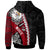 Niue Polynesian Custom Zip up Hoodie Wave Tattoo - Polynesian Pride