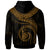 New Caledonia Polynesian Zip up Hoodie New Caledonia Waves (Golden) - Polynesian Pride