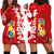 (Custom Personalised) Tonga Unique Hoodie Dress Camouflage with Tongan Pattern LT13 Red - Polynesian Pride