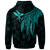 Polynesian Hawaii Kanaka Maoli Custom Zip up Hoodie Polynesian Wings (Turquoise) - Polynesian Pride