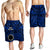 Cook Island Men's Short - Seal With Polynesian Tattoo Style ( Blue) - Polynesian Pride