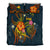 Papua New Guinea Polynesian Bedding Set - Legend of Papua New Guinea (Blue) - Polynesian Pride