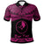 Yap Custom Polo Shirt Polynesian Tattoo Pink Version Unisex Pink - Polynesian Pride