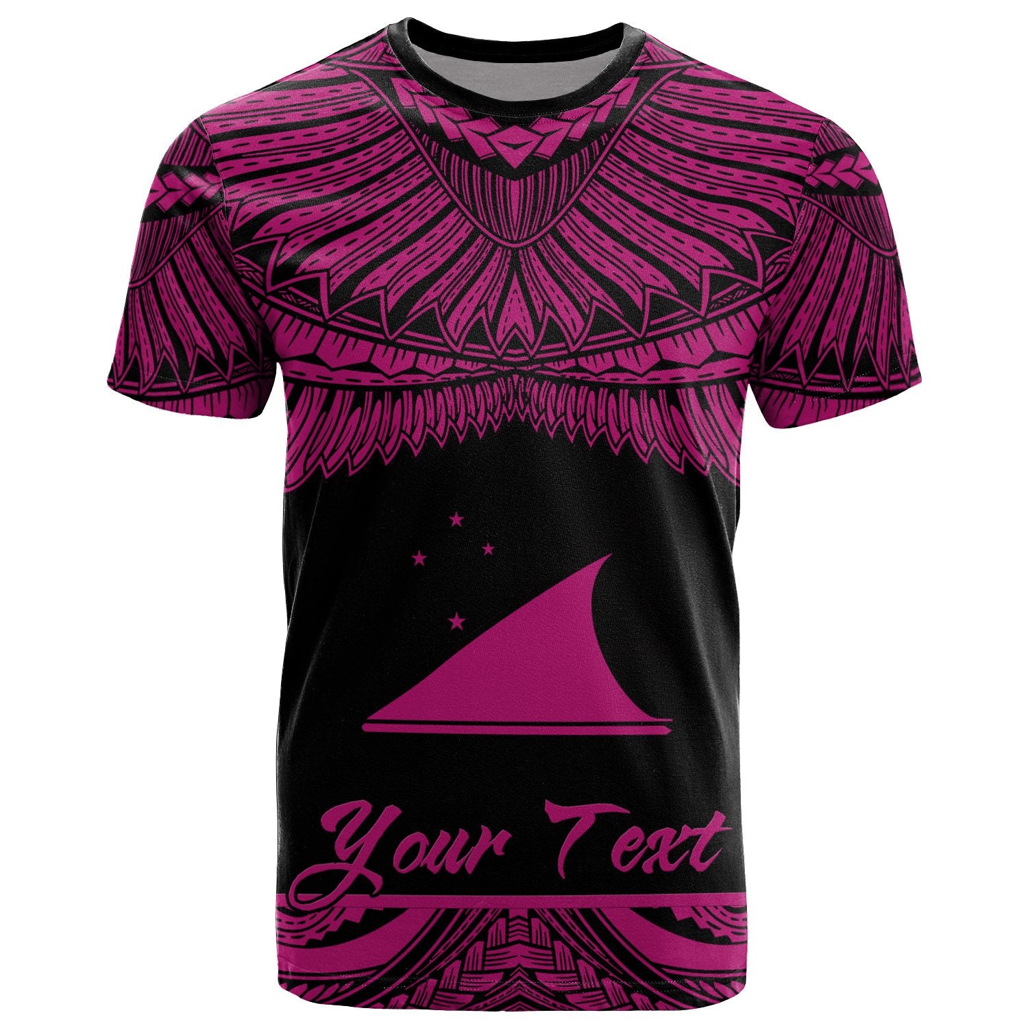 Tokelau Polynesian Custom T Shirt Tokelau Pride Pink Version Unisex Pink - Polynesian Pride