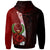 Pohnpei Micronesia Hoodie Coat of Arm With Hibiscus - Polynesian Pride