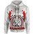 Tonga Polynesian Zip up Hoodie Tonga Power Unisex Red - Polynesian Pride