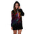 Fiji Hoodie Dress - Butterfly Polynesian Style - Polynesian Pride