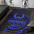 Pohnpei Polynesian Area Rug - Blue Tribal Wave - Polynesian Pride