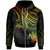 Polynesian Zip up Hoodie Reggae Turtle Unisex Reggae - Polynesian Pride